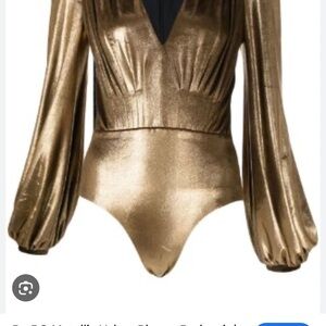 NWT PatBO Gold Bodysuit